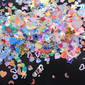 Paillettes brillantes pour ongles, paillettes brillantes, accessoires de décoration pour filles, <span class=keywords><strong>Nail</strong></span> Art, pour vacances ou fête, DIY, 1 boîte - Product Image 3