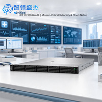 Server Rak HPE ProLiant DL320 Gen12 1U Mendukung hingga 4TB Memori DDR5 CTO Unit Perangkat Keras Komputasi dengan Kepadatan Memori Tinggi