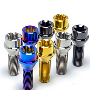 สลักเกลียวล้อไทเทเนียมอัลลอย tmj ดัดแปลงรถยนต์น้ำหนักเบา M12/P1.25 M14X28/P1.5Mm - Product Image 1