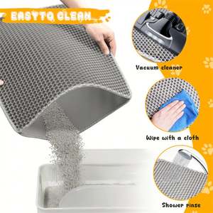 Venta directa de fábrica Precio impactante Impermeable Antideslizante Cómodo Material Eva Alfombrilla para arena para gatos - Product Image 5