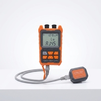Medidor de Potencia Óptica NOVKER NK200 OPM con VFL Integrado y Probador RJ45, Herramienta Multifunción para Pruebas de Fibra Óptica para Instalación en Campo FTTH