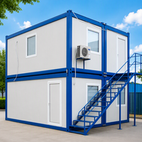 Maison mobile isolée pour réfugiés, de type conteneur, de fabrication allemande