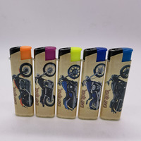 Briquet coupe-vent Dongyi personnalisé avec logo client, magnifique étui en papier, allume-cigarette, encendedores, isqueiro