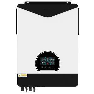 อินเวอร์เตอร์พลังงานแสงอาทิตย์ความถี่สูง 3/3.6/6.2KW 24V/48V, รองรับแรงดันไฟฟ้า PV 30-500VDC กระแสไฟฟ้า 80-150A สำหรับระบบออฟกริด/สำรองไฟบ้าน - Product Image 1