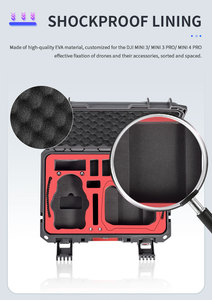 Estuche de Herramientas <span class=keywords><strong>3</strong></span> en 1 STARTRC: Carcasa Rígida Impermeable para <span class=keywords><strong>DJI</strong></span> <span class=keywords><strong>Mini</strong></span> <span class=keywords><strong>3</strong></span> <span class=keywords><strong>Pro</strong></span>/<span class=keywords><strong>Mini</strong></span> 4 <span class=keywords><strong>Pro</strong></span> Fly More Combo, con Compartimento para RC-N1/RC-N2 - Product Image 4