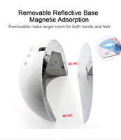 Matériel plastique ABS pour manucure, lampe sèche-ongles Gel UV à LED, sans fil, de haute qualité, pour usage professionnel, Salon, nouveau, 48w