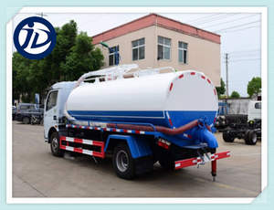 Piccola aspirazione per fognature e camion per la pulizia ad alta pressione 3000-4000L camion per acque luride sottovuoto camion cisterna settico - Product Image 5