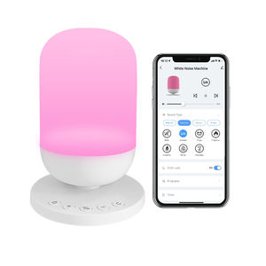 Máquina de sonido para bebés, entrenador de sueño para niños pequeños con 34 sonidos relajantes, temporizador, <span class=keywords><strong>control</strong></span> remoto de aplicación, rutina de sueño personal - Product Image 1