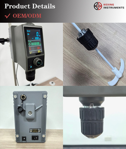 Agitateur Mélangeur Électrique à Bras Articulé en Acier Inoxydable 20L/40L/60L avec Affichage LED pour Liquides et Solides - Product Image 3