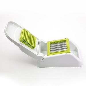 Mini cortador de verduras manual de plástico verde, rebanador, triturador, accesorio de cocina para cortar frutas - Product Image 3
