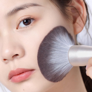 Goodgudi professionnel unique grand fond de <span class=keywords><strong>teint</strong></span> <span class=keywords><strong>pinceau</strong></span> de maquillage visage poudre libre doux moelleux cosmétique <span class=keywords><strong>pinceau</strong></span> de beauté pour le maquillage - Product Image 5