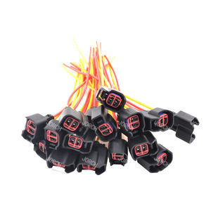 Inyector de combustible de coche, Conector de arnés de cable automático para Dodge LS2, LS3, GM, 1,5-7283-30 DJ7029F-1.5-21, EV6/EV14 hembra, 2 vías, 5967mm - Product Image 1