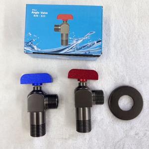 Válvula angular de latón de alto flujo con rosca de 1/2 pulgada para agua caliente, fría y gas, para calentador de agua - Product Image 5