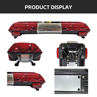 1200mm Lange LED-Warnleuchte Rot Blau Gelb Stroboskop Wandmontage Notfallfahrzeug 12V/24V Feuerwehrwagen-1004 PC-Material