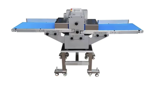 Hähnchenbrust-Fleischschneidemaschine, Förderband-Typ, für Beef Jerky, Steak, Fleischstreifen, ohne Knochen, 2mm Schnittstärke, 110V/220V/380V, 100kg Kapazität - Product Image 4