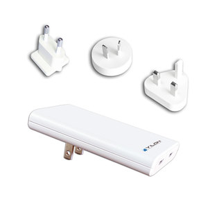Chargeur de voyage fin PD3.0 2026 avec 3 prises interchangeables (UK, AU, EU) – Portable pour voyage/bureau - Product Image 1