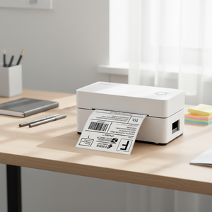 <span class=keywords><strong>Imprimante</strong></span> sans fil pour <span class=keywords><strong>ordinateur</strong></span> portable OCOM OCBP-406DT IOS Android pour les petites entreprises, <span class=keywords><strong>imprimante</strong></span> thermique Bluetooth pour étiquettes d'expédition - Product Image 1