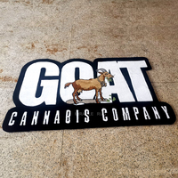 Tapis de designer Fabricant de tapis Tapis et moquettes tuftés à la main découpés à l'emporte-pièce avec logo