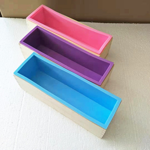 Stampi <span class=keywords><strong>per</strong></span> Sapone Rettangolari Fatti a Mano, <span class=keywords><strong>Stampo</strong></span> in Silicone Flessibile con Scatola in Legno <span class=keywords><strong>per</strong></span> la Produzione Artigianale di Sapone Fai-da-Te - Product Image 5