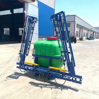 Pulvérisateur à flèche monté sur tracteur agricole chinois, avec réservoir de 500L, 600L, 800L, 1000L - Prix