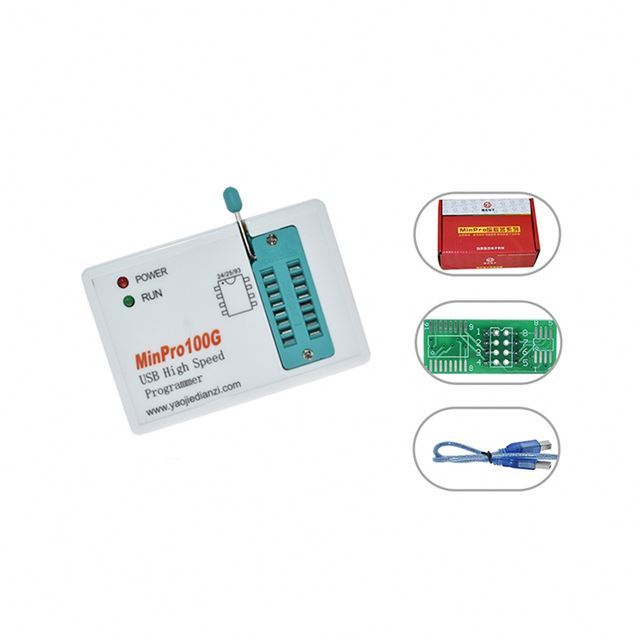 A22-- MinPro100E MinPro100G BIOS Programmer in FLASH SPI 24/25/95 Read and Write USB Memory Burner