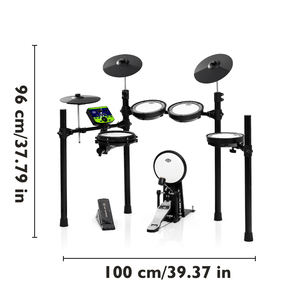 Pd Model 333 Elektrische Drumstel Voor Beginners Oefenen Volledige Pads En Pedalen Metaal Materiaal - Product Image 5