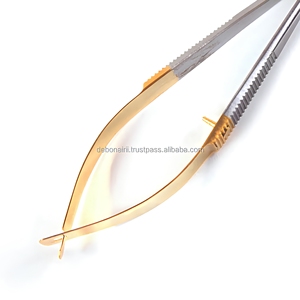 Ciseaux de microchirurgie droits extra-affûtés Castroviejo de 4,5 pouces en acier inoxydable à ressort, fournisseur en gros - Product Image 2