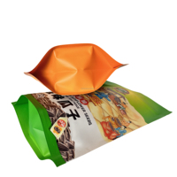 Sacs en polyéthylène refermables à fermeture éclair, imprimés sur mesure, résistants à l'humidité, thermoscellables, réutilisables, pour l'emballage alimentaire, fruits secs, salades, gâteaux, en plastique