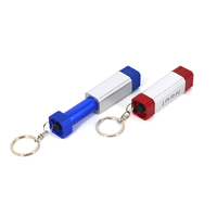 Porte-clés lampe torche en alliage d'aluminium DREAMS'LIGHT, LED 6000K lumière du jour, lampe de camping EDC, cadeaux promotionnels avec logo