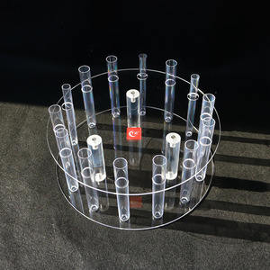 ดอกไม้เค้กยืนตกแต่งดอกไม้อะคริลิคดอกไม้ตกแต่งงานแต่งงานอุปกรณ์อบขนมเค้กยืน - Product Image 4