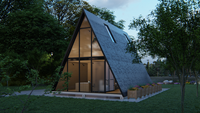 Maisons triangulaires, maisons préfabriquées à bas prix, maisons modulaires, maisons conteneurs, maisons en bois en forme de A, maisons de camping, hôtels, maisons