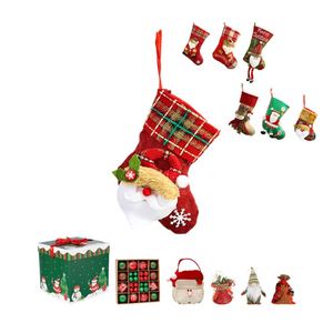<b>Christmas</b> Hanging Decor Festival Wall Decoration Items <b>Christmas</b> Sock <b>Gift</b> Bag for 2025 - Product Image 2