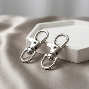 Fischmaul-Metallschnalle in Hellgold-Nickel-Gun-Finish für Handtaschenriemen, Taschenverschluss, Kleidungsgürtel, DIY-Ersatz-Metallschnalle - Product Image 1