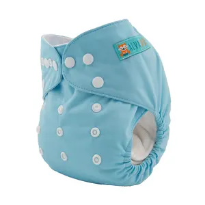 ALVABABY — couche en tissu pour bébés, fille, couche-culotte lavable et réutilisable, avec Inserts