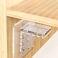 Séparateur auto-adhésif sans clou support de plaque crochet sans rail placard garde-robe support de cloison en couches