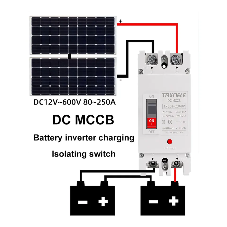 Jadeshay Circuit Breaker Switch MCCB Solar Master Switch Battery
