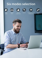 Correas Inteligentes para Reloj Inteligente con Monitor de Oxígeno en Sangre, Resistentes al Agua, TFT, para Hombre, para Actividades al Aire Libre