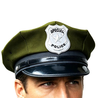 Gorra Naval Clásica con Insignia de Ancla, Sombrero de Marinero para Adultos, Disfraz para Halloween, Carnaval, Actuaciones Escénicas, Cosplay