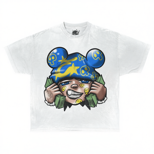 T-shirt Oversize con Grafica Big Money Talker, Stile Streetwear Y2k, Divertente Regalo di Natale - Product Image 2