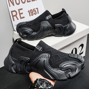 Zapatos de Malla Tejida para Hombre, Primavera-Verano 2026, Suela Gruesa, Transpirables, Casuales, a la Moda, Combinables con Todo, Cómodos - Product Image 3
