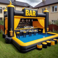 Bar de piscine gonflable pour adultes, pub gonflable, bar de piscine gonflable avec sièges pour fête