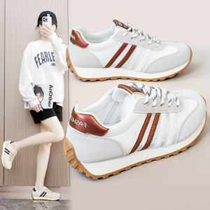 KT286 sepatu wanita kasual, sepatu kets wanita gaya latihan Jerman atasan rendah antilembap - Product Image 1