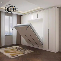 Kit complet de quincaillerie pour lit Murphy, lit mural multifonctionnel avec armoire, bureau et grand rangement pour maison compacte
