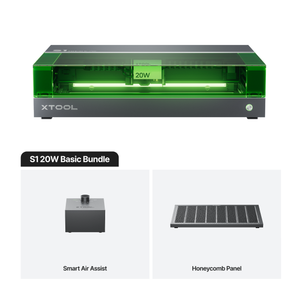 เครื่องแกะสลักไดโอด xtool S1 20W แบบปิดมิดชิด ระบบระบายความร้อนด้วยอากาศประสิทธิภาพสูง รุ่นใหม่ สำหรับไม้/อะคริลิก/โลหะ/หิน/กระดาษ - Product Image 1