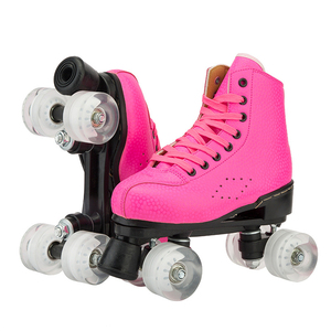 Patines de Ruedas Ajustables con Luces LED de PU para Hombre y Mujer, Patines de 4 Ruedas con Capacidad de 30-40L, Venta al Por Mayor - Product Image 2