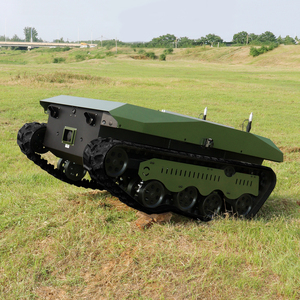 700kg tải <span class=keywords><strong>RC</strong></span> Tank Crawler Robot <span class=keywords><strong>Chassis</strong></span> cầu thang cao su theo dõi <span class=keywords><strong>Chassis</strong></span> với DC động cơ không chổi than - Product Image 2