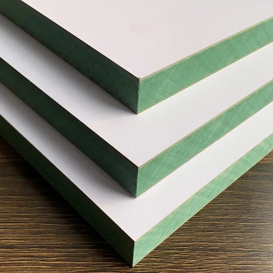 hdhmr board green mdf with laminated melamine sheets matte