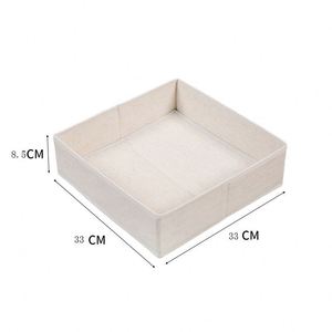 Foldable Fabric Wardrobe Drawer Closet Divider Cubes <b>Containers</b> Drawer Organiser Storage <b>Box</b> for Underwear Clothes - Product Image 1