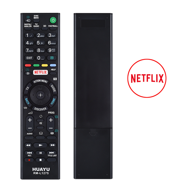 HUAYU RM-L1275 Universal Replacement for Sony Curved QLED Smart TV UHD 4K 8K Series Remote Control