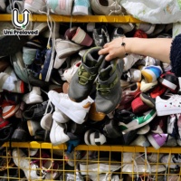 Chaussures d'occasion S7-2 en gros, directement de l'usine, grandes tailles pour enfants, chaussures de seconde main de haute qualité, styles variés